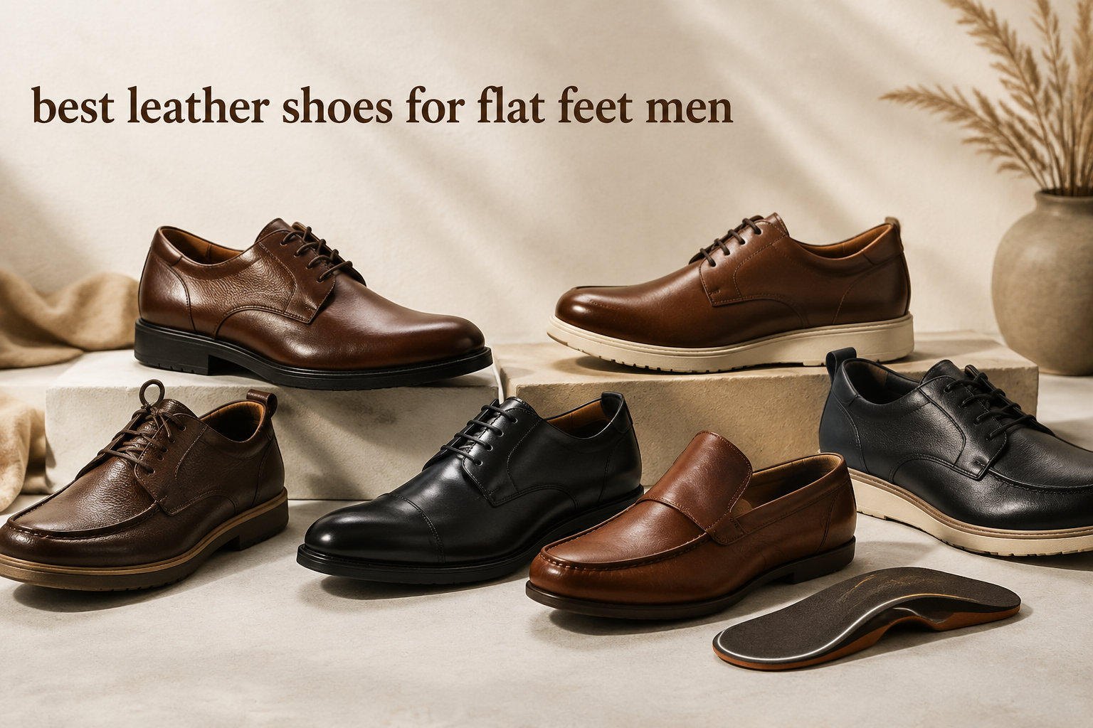 best leather shoes for flat feet men