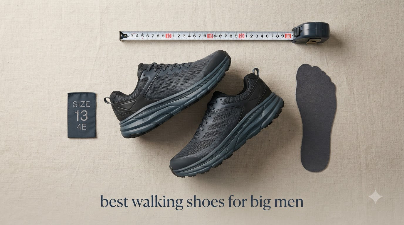 best walking shoes for big men