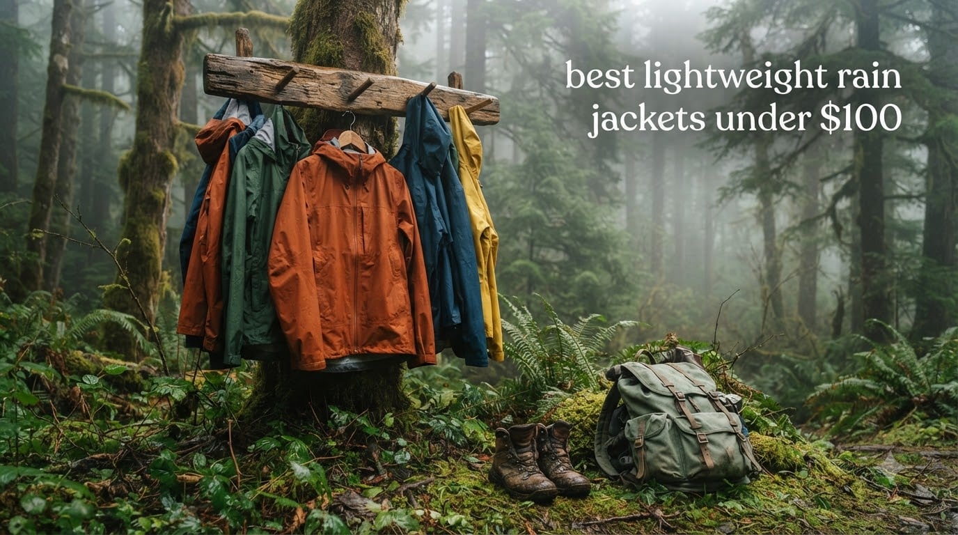 best lightweight rain jackets under $100