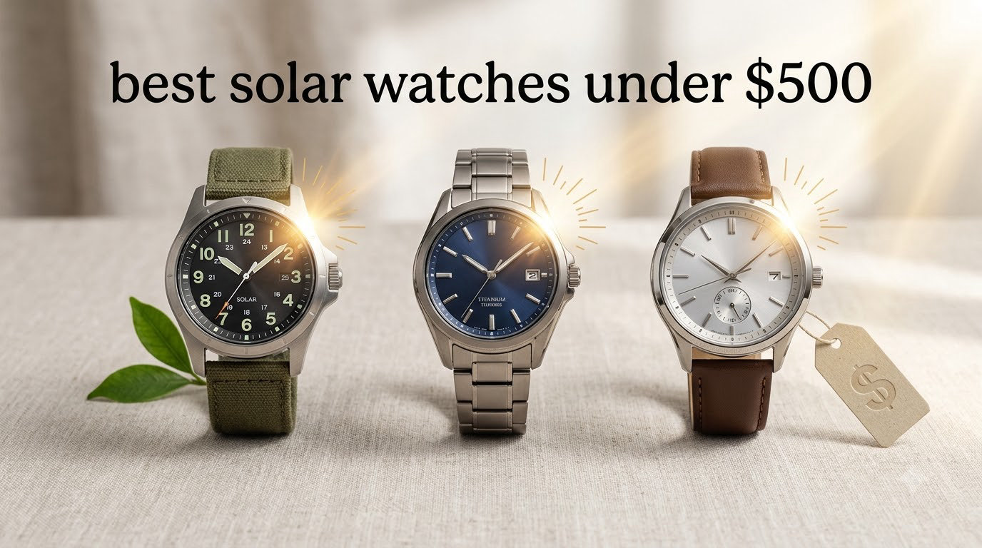 best solar watches under $500