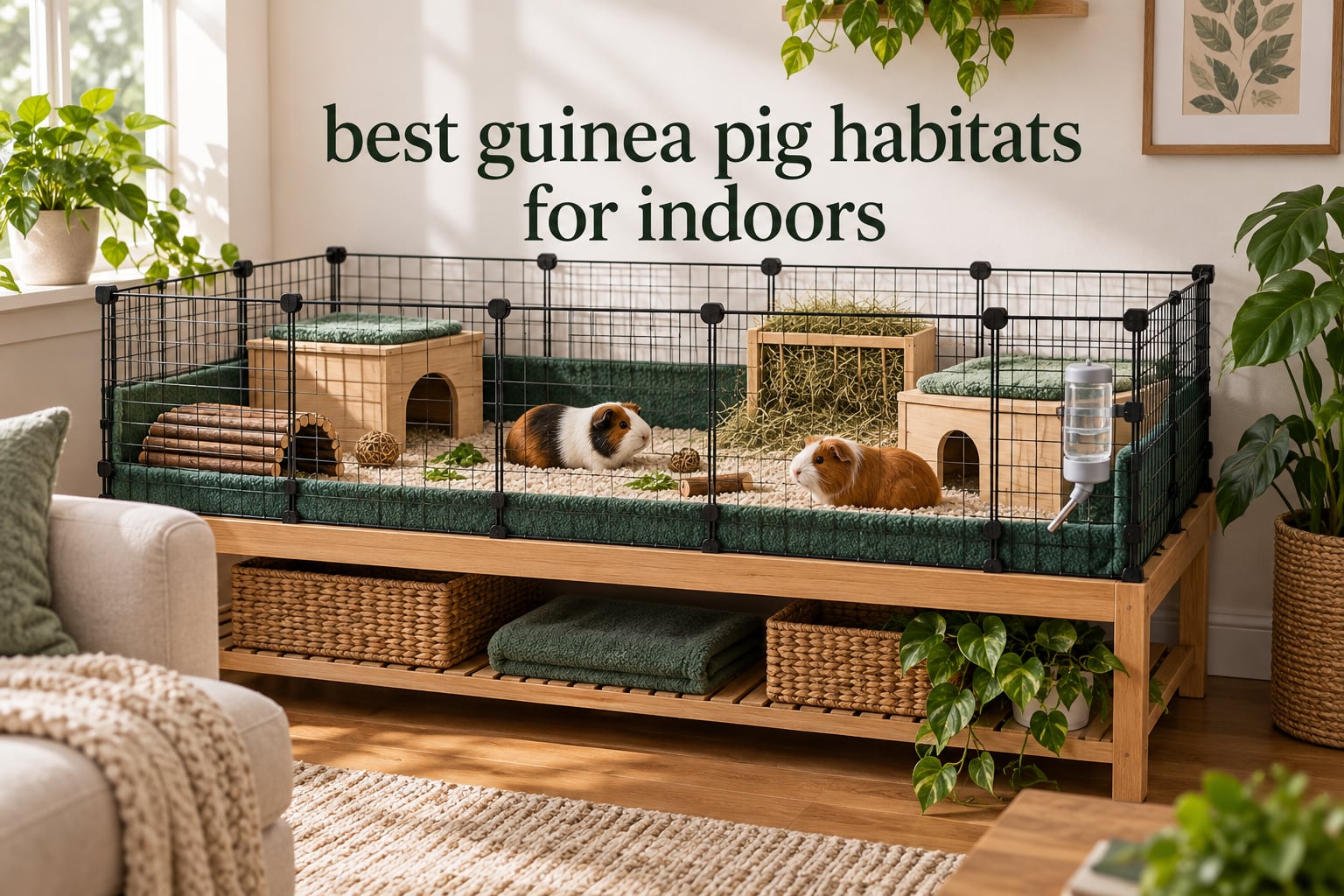 best guinea pig habitats for indoors