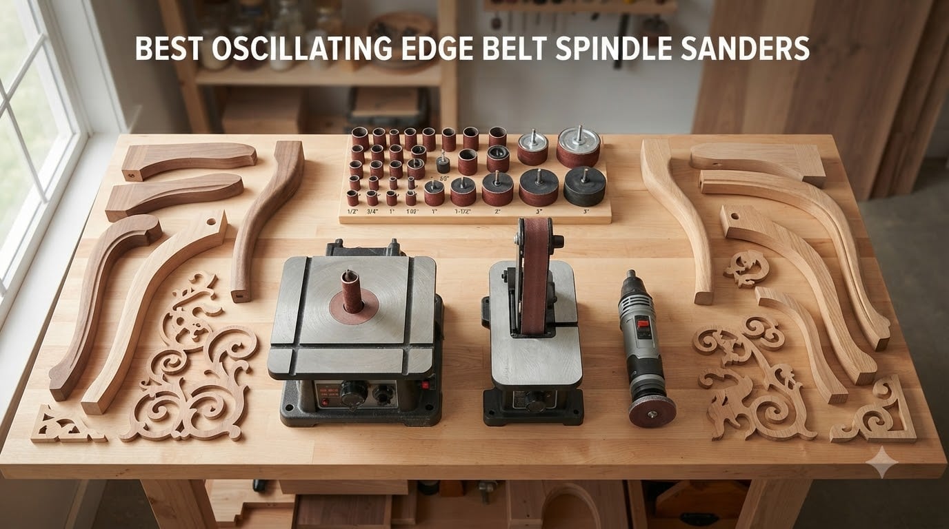 best oscillating edge belt spindle sanders