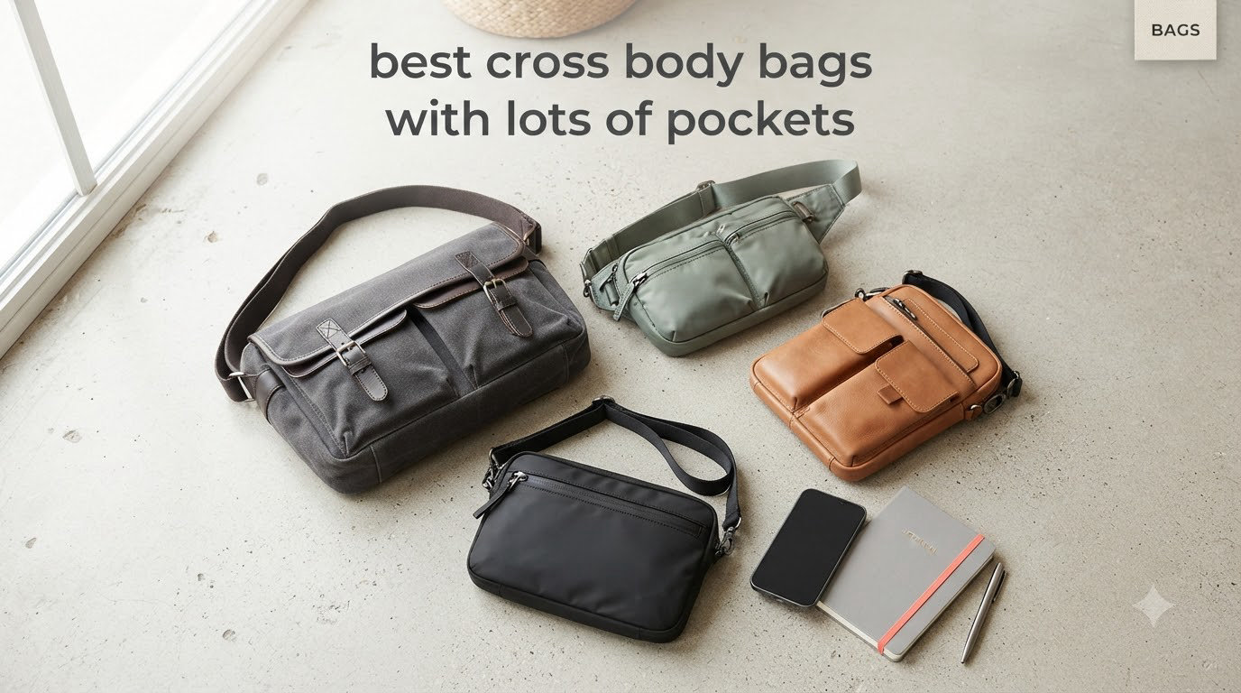 best cross body bags with lots of pockets