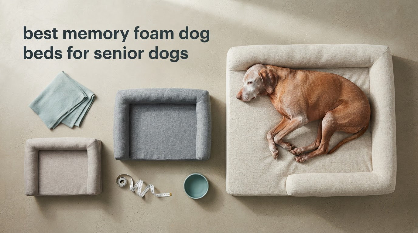 best memory foam dog beds for senior dogs
