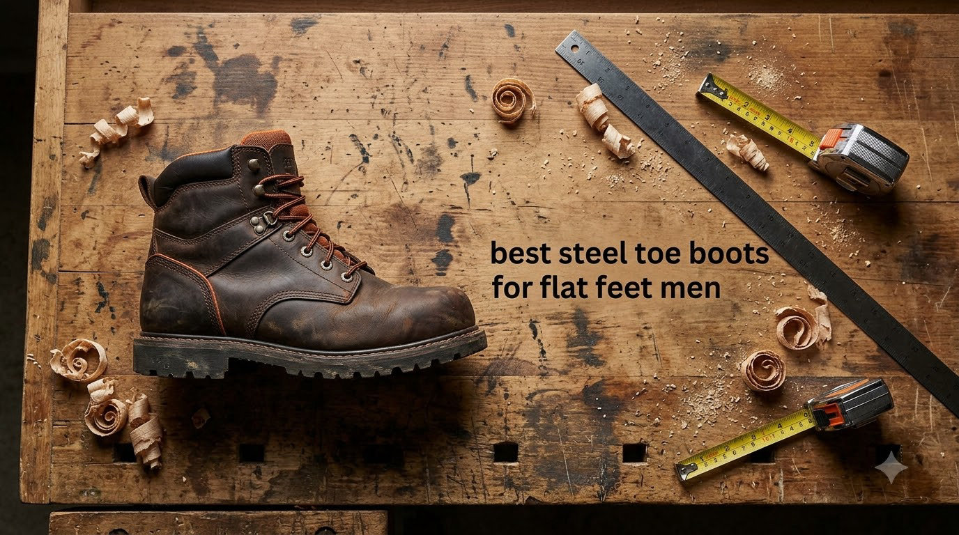 best steel toe boots for flat feet men