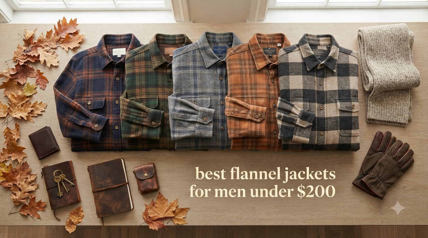 best flannel jackets for men under $200