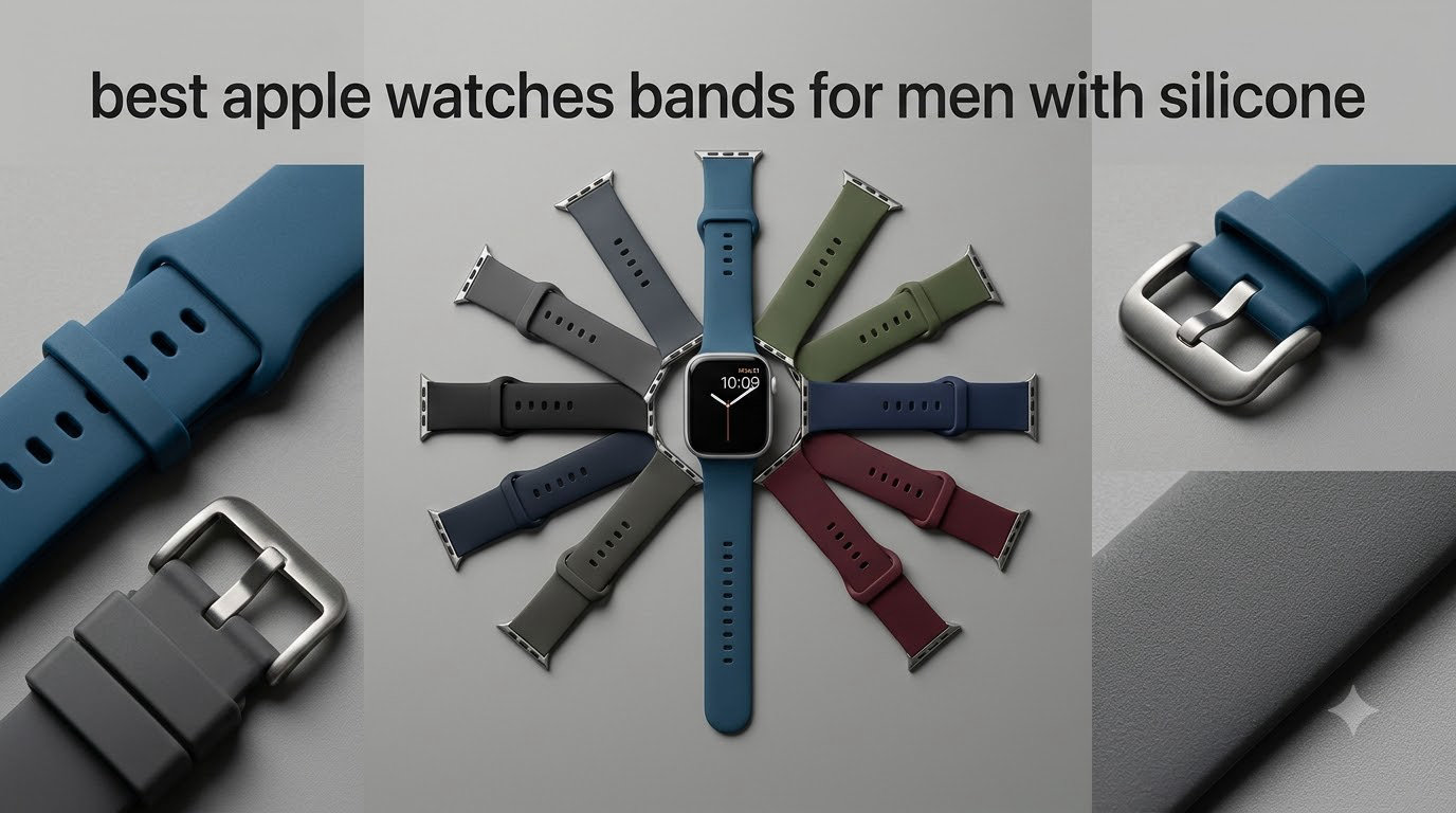 best apple watches bands for men with silicone