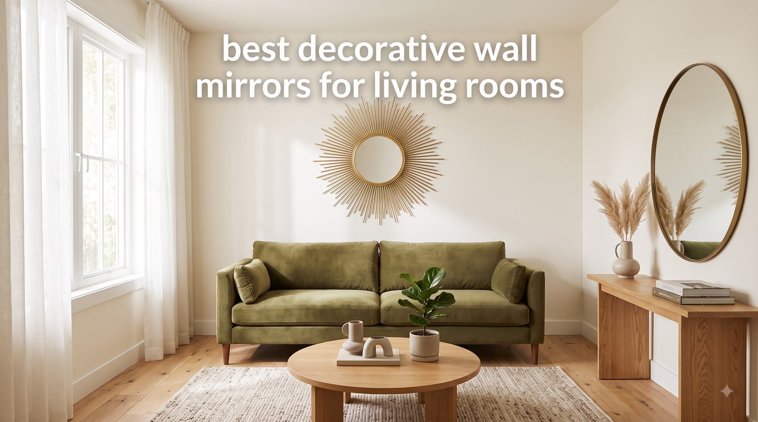 best decorative wall mirrors for living rooms
