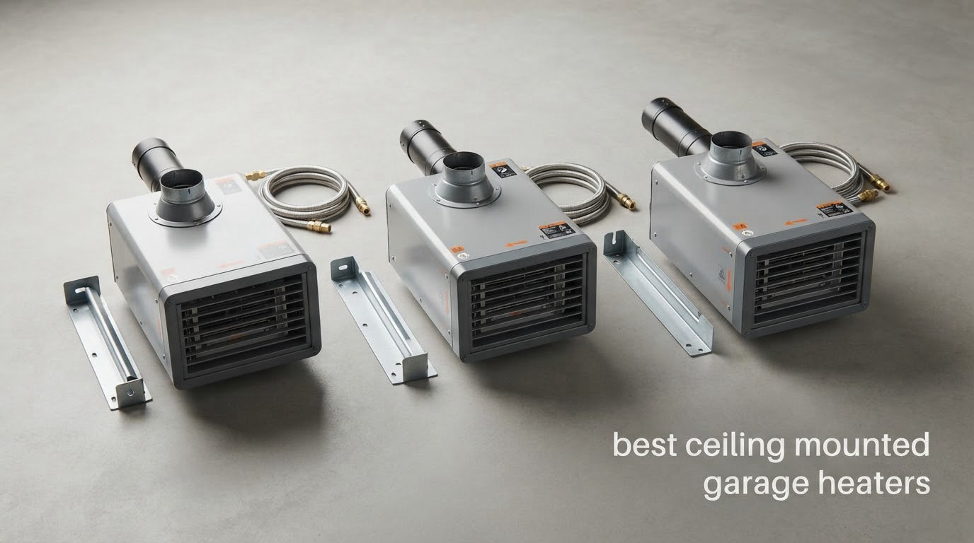 best ceiling mounted garage heaters