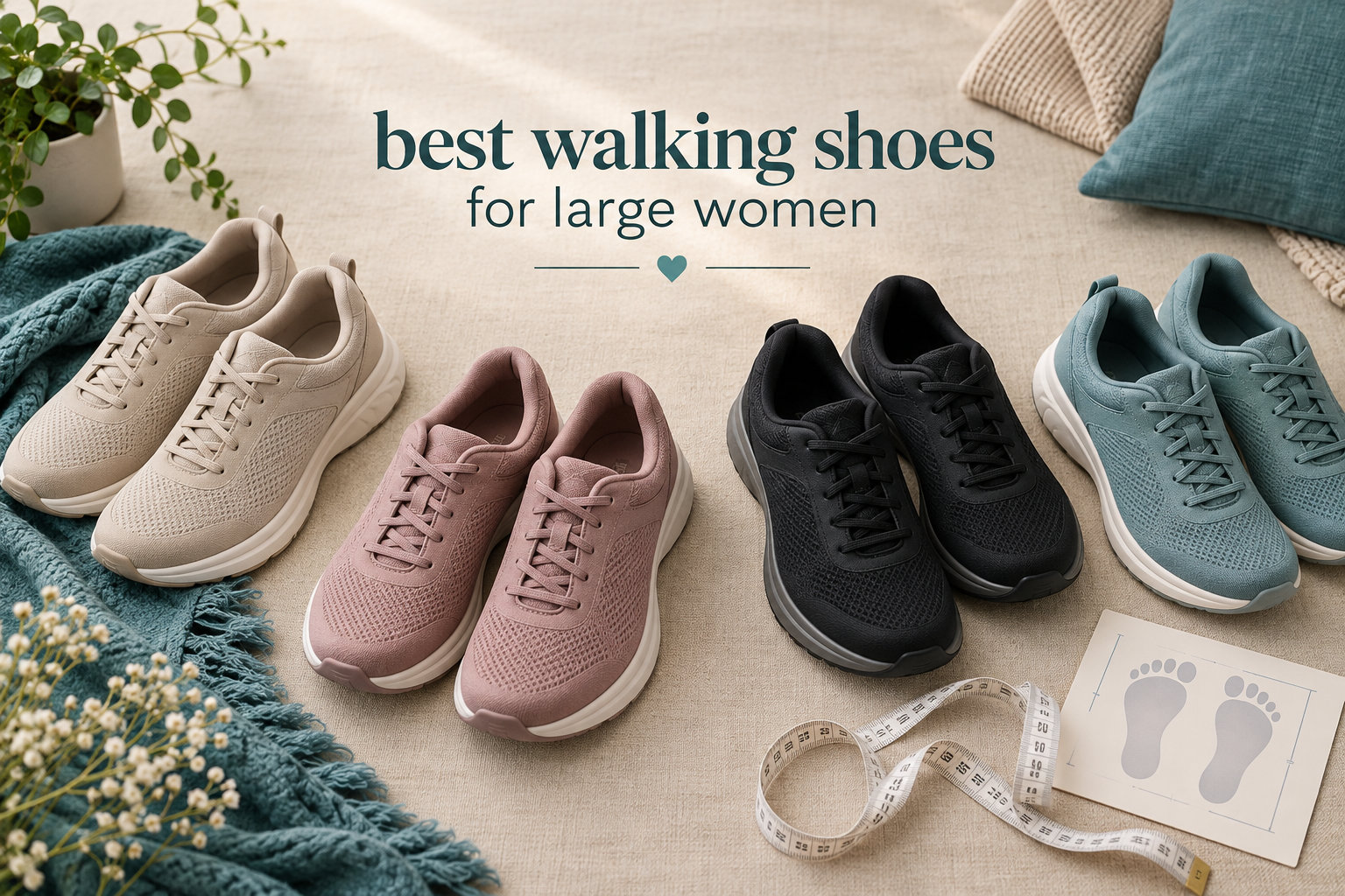 best walking shoes for large women