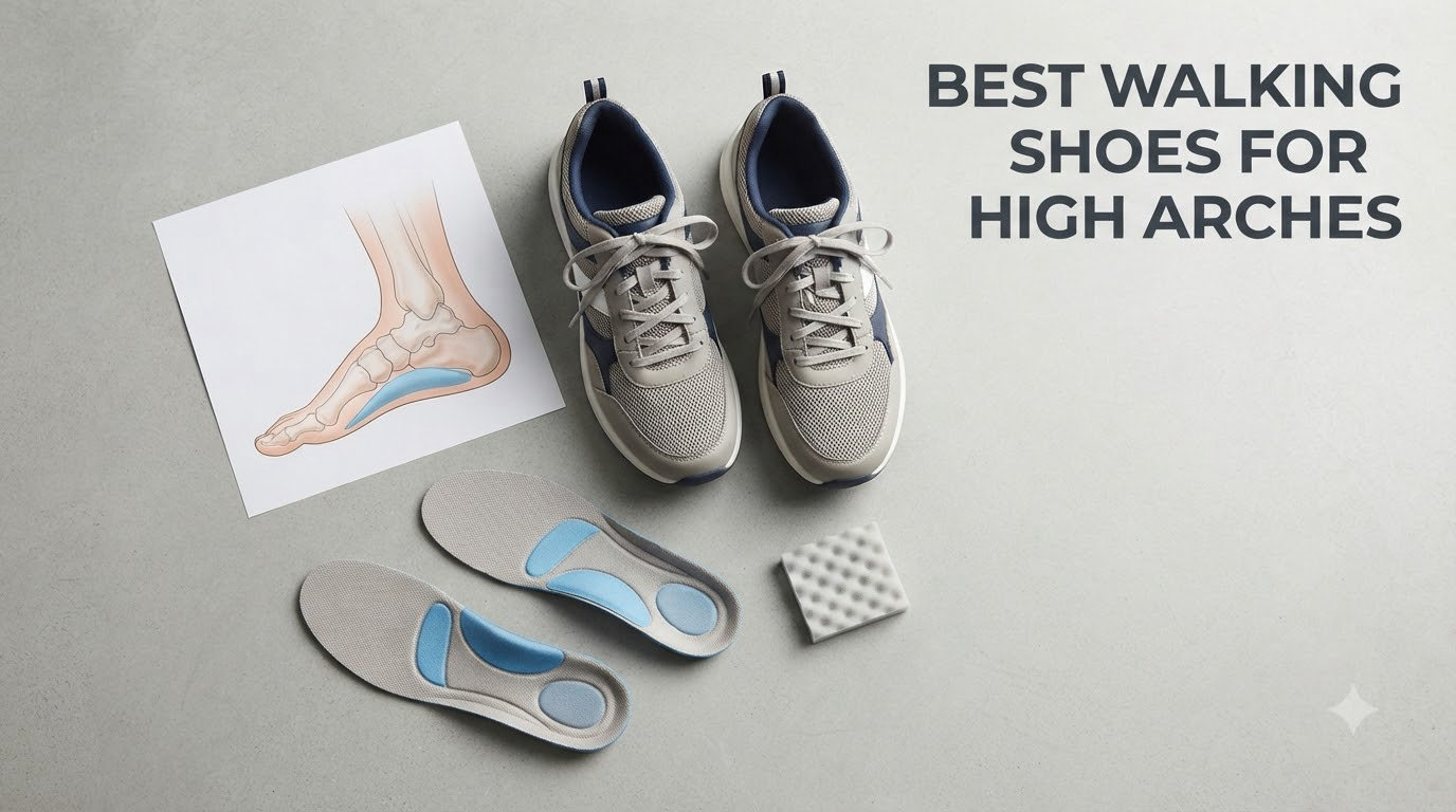 best walking shoes for high arches