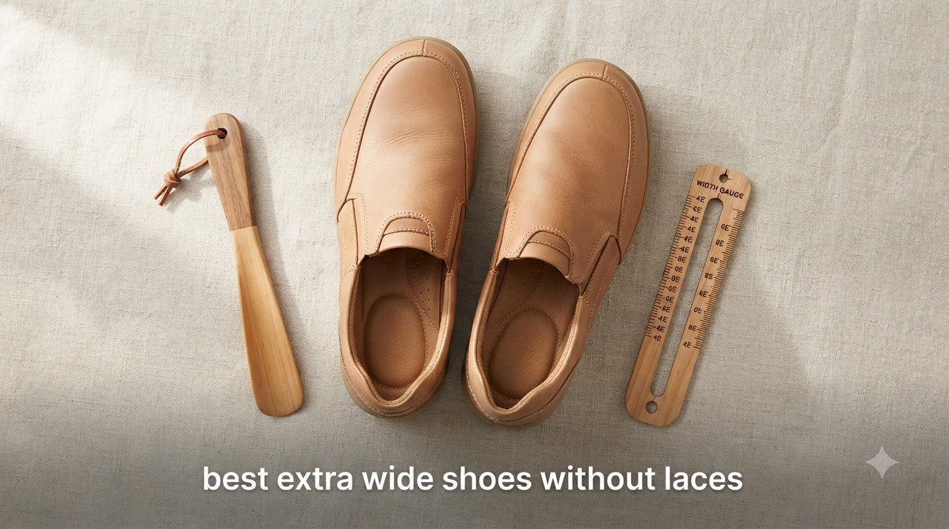 best extra wide shoes without laces