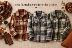 best flannel jackets for older women