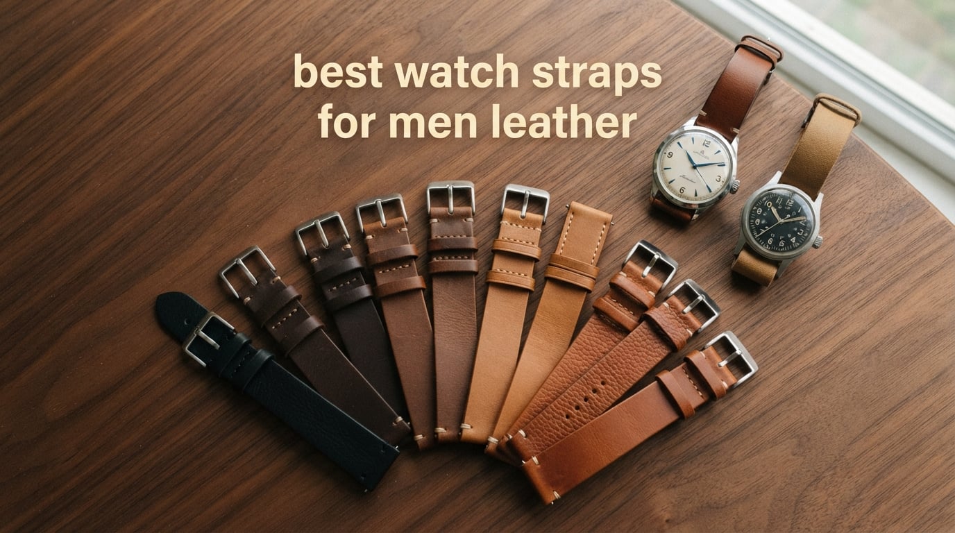 best watch straps for men leather