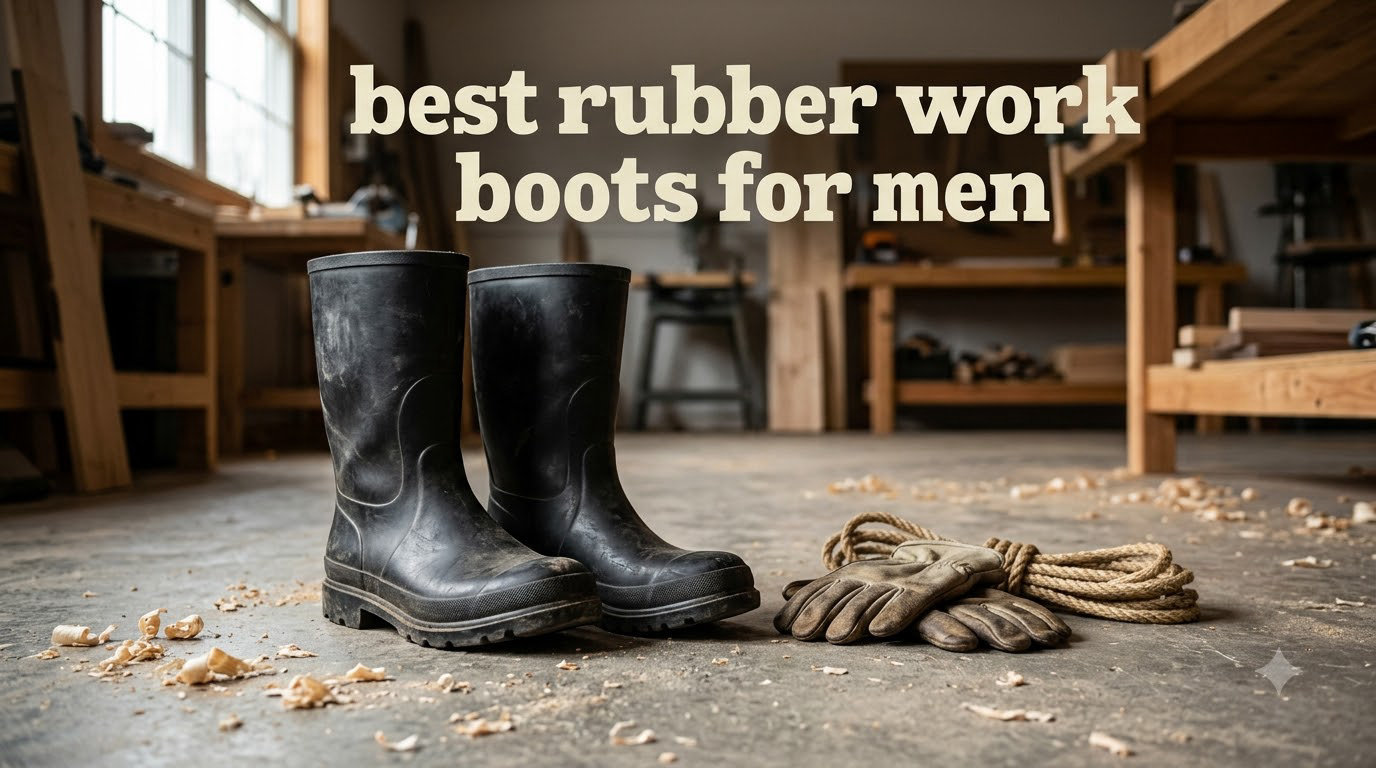 best rubber work boots for men