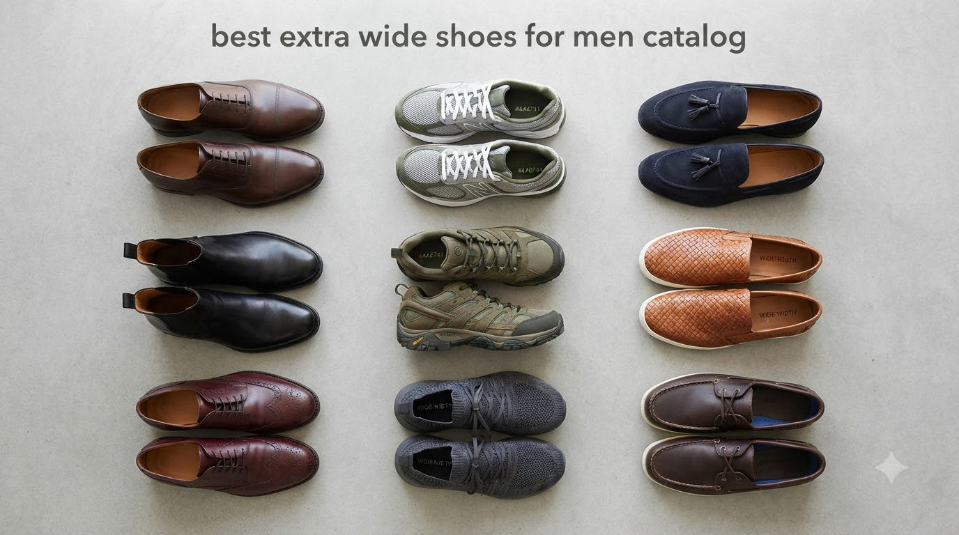 best extra wide shoes for men catalog