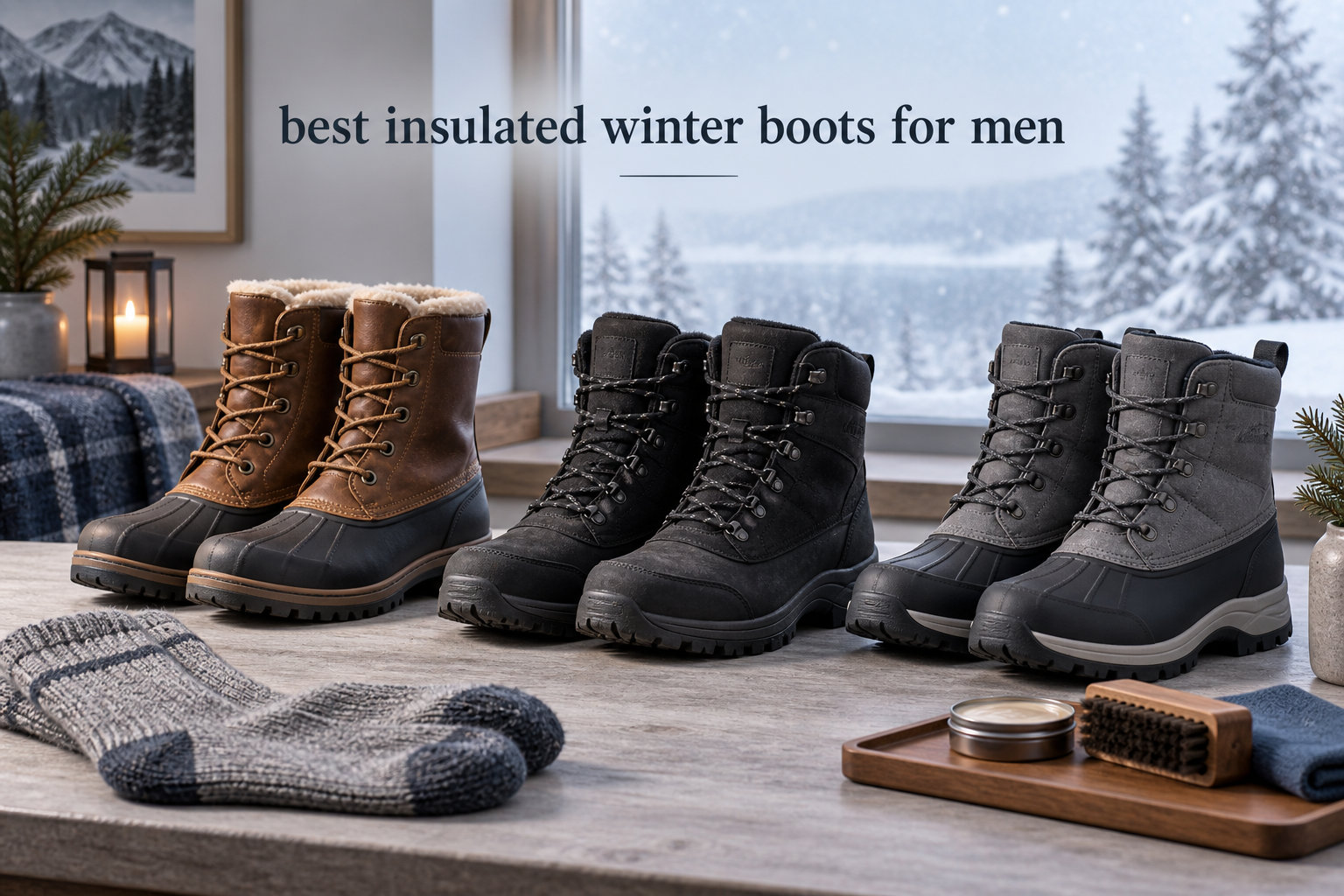 best insulated winter boots for men