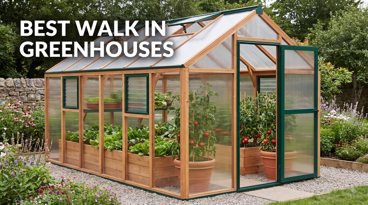 best walk in greenhouses