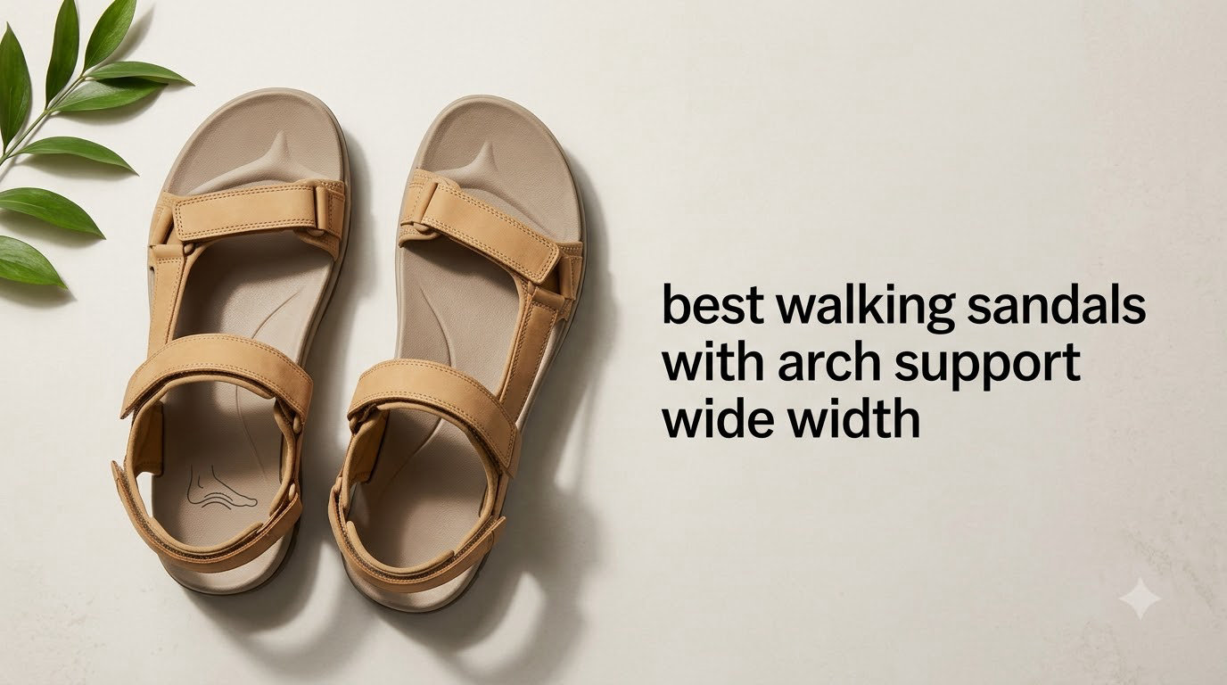best walking sandals with arch support wide width