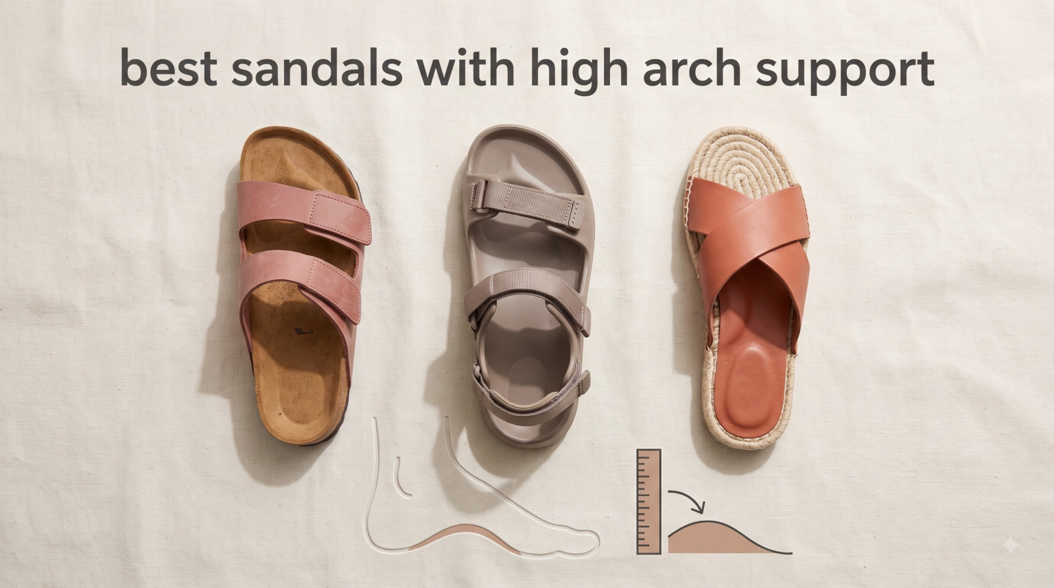 best sandals with high arch support