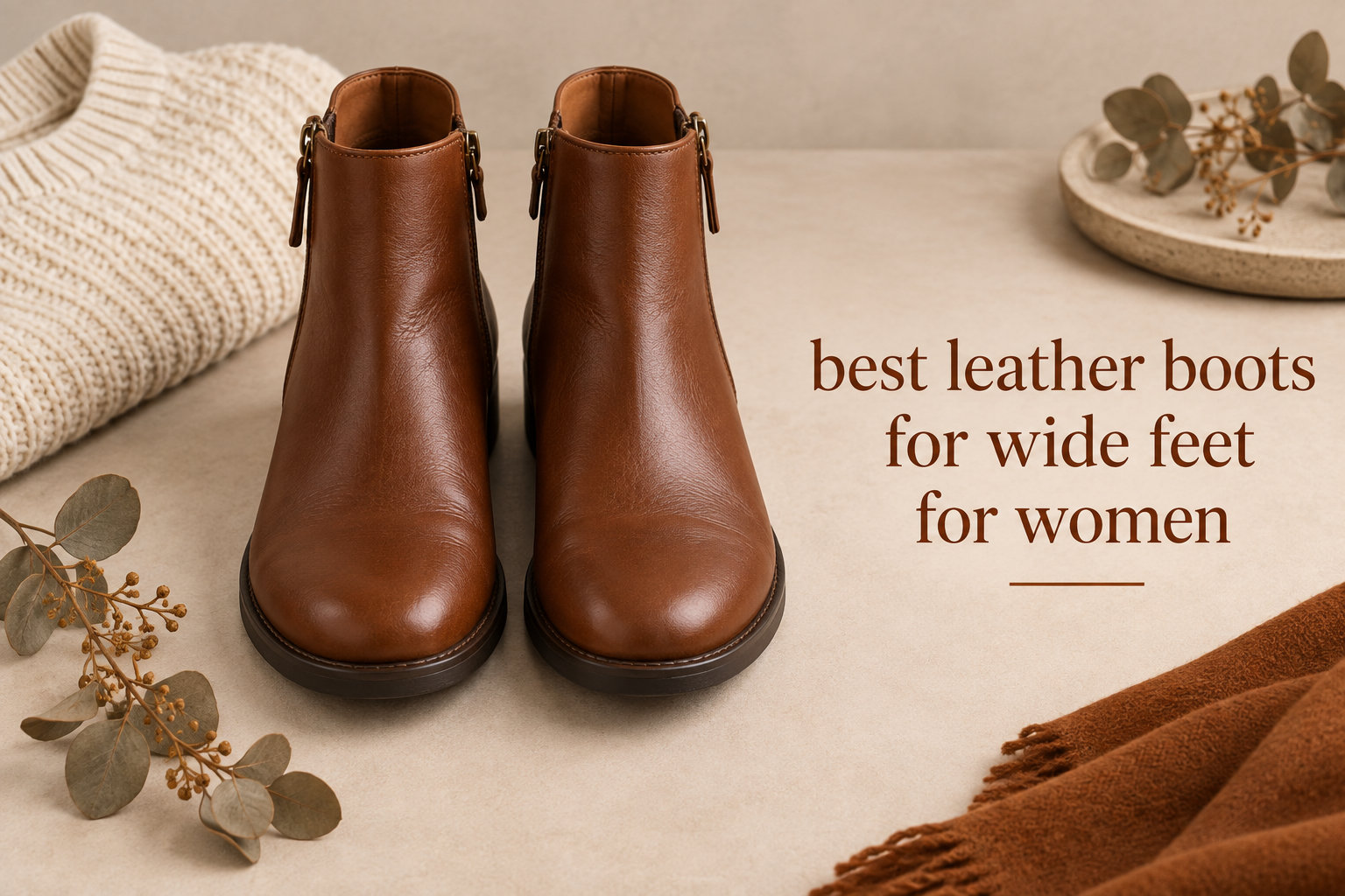 best leather boots for wide feet for women