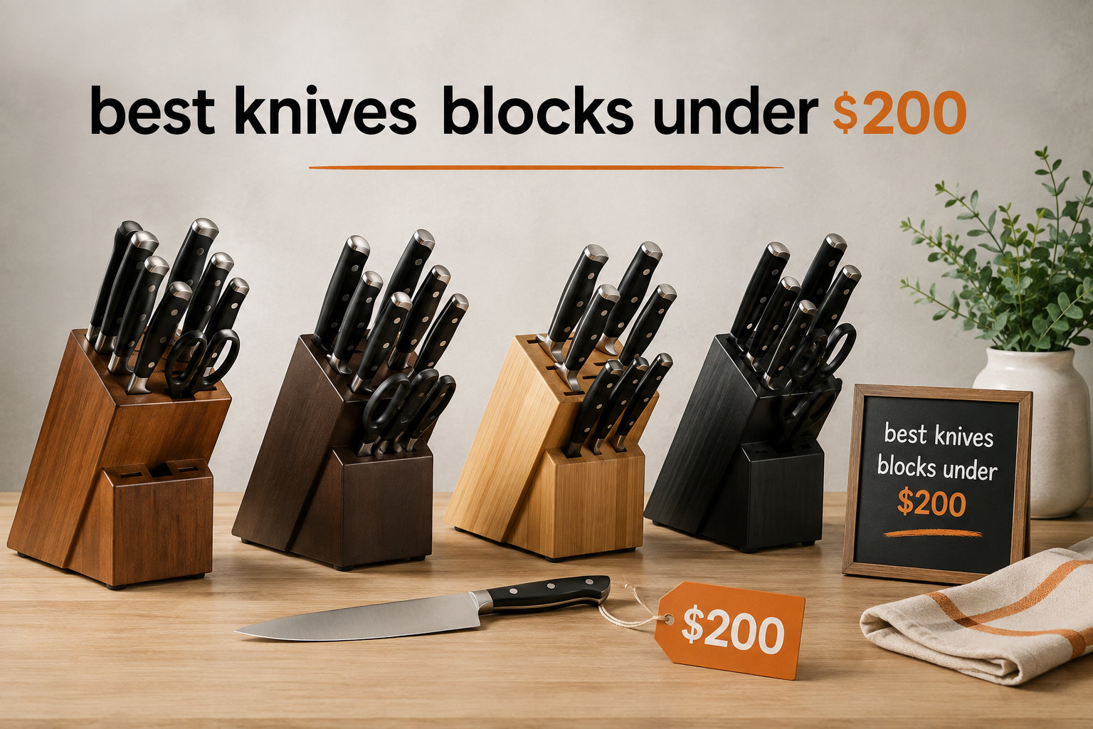 best knives blocks under $200