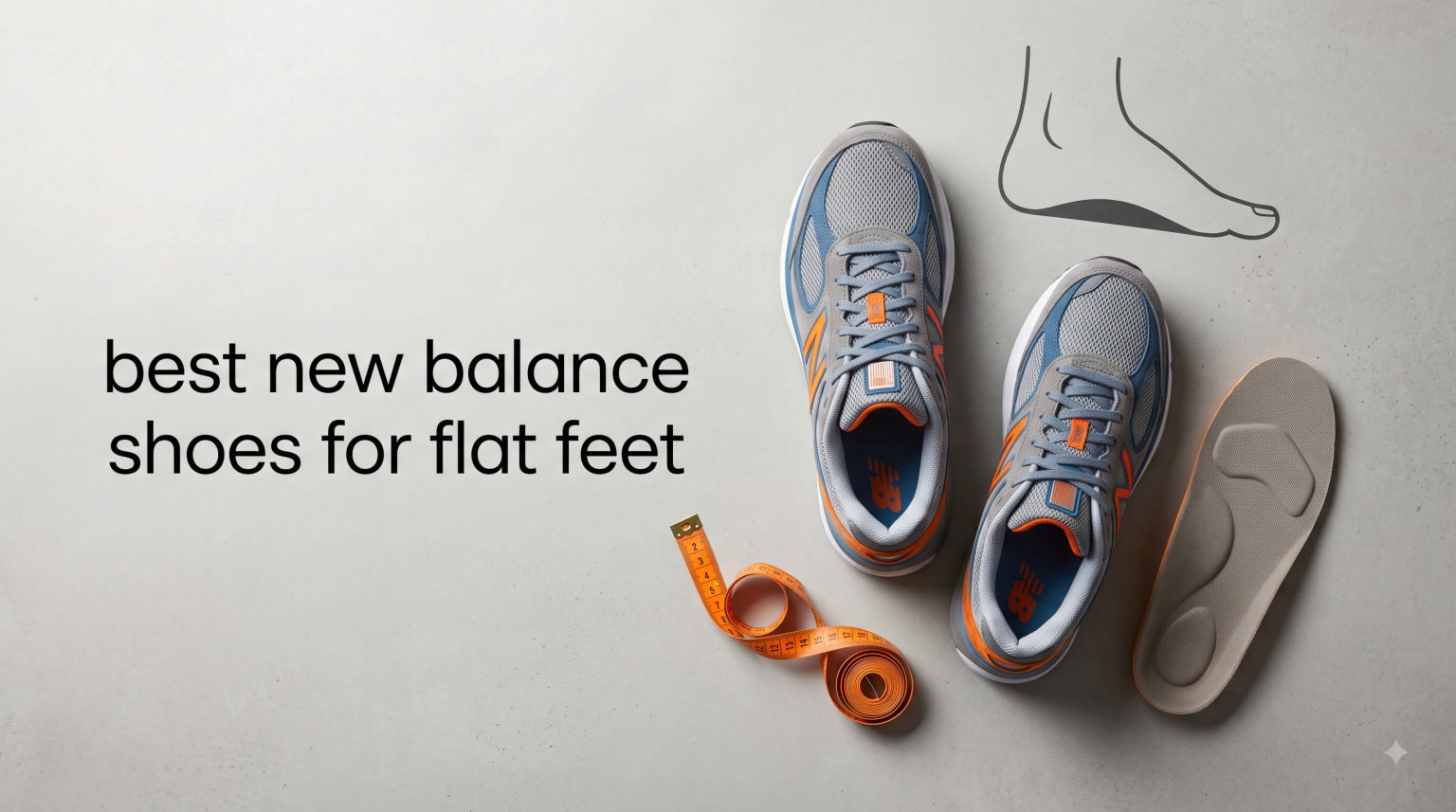 best new balance shoes for flat feet