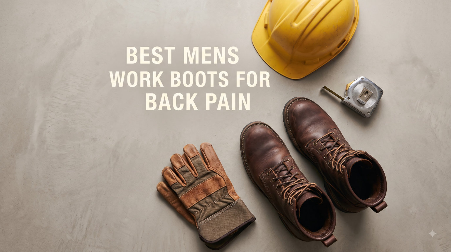 best mens work boots for back pain