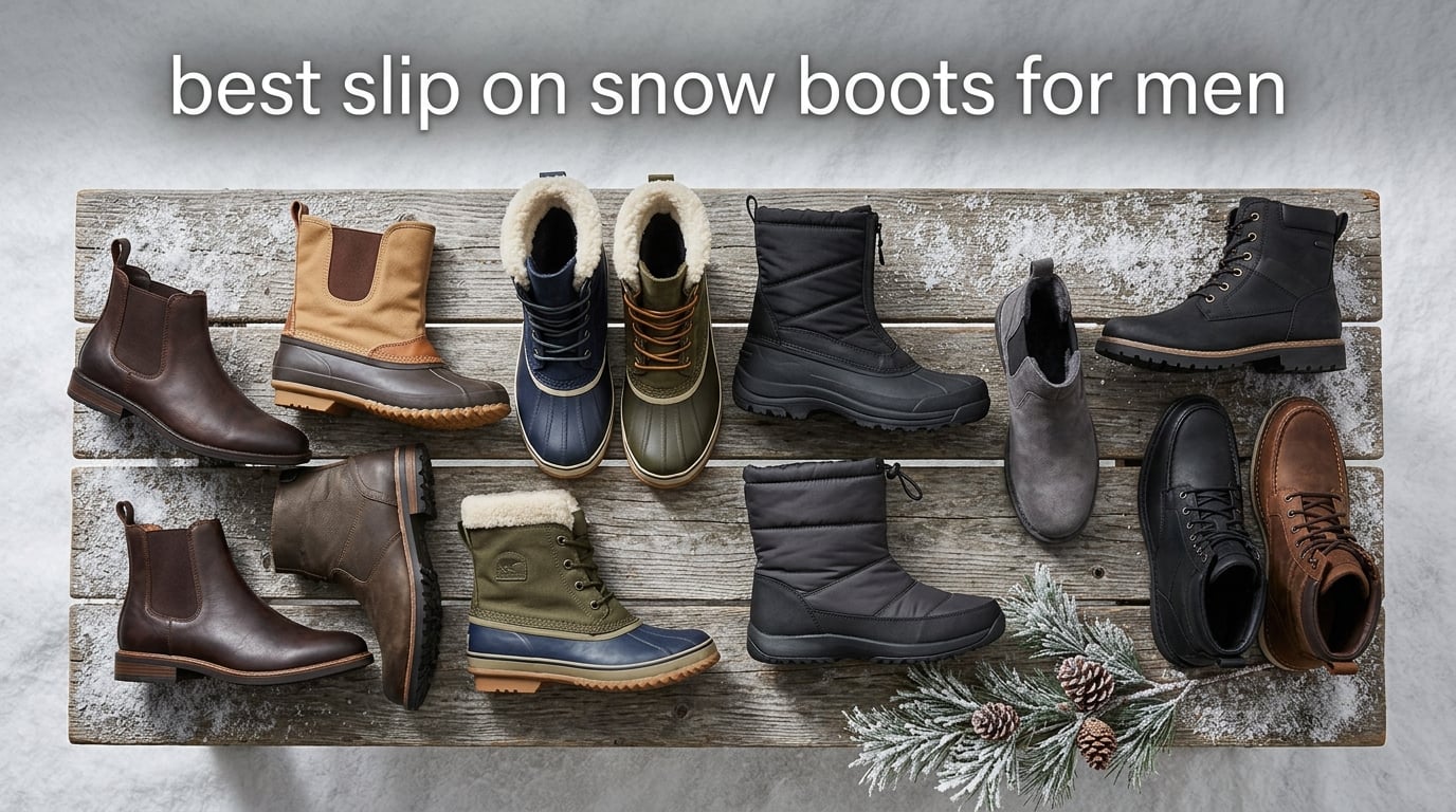 best slip on snow boots for men
