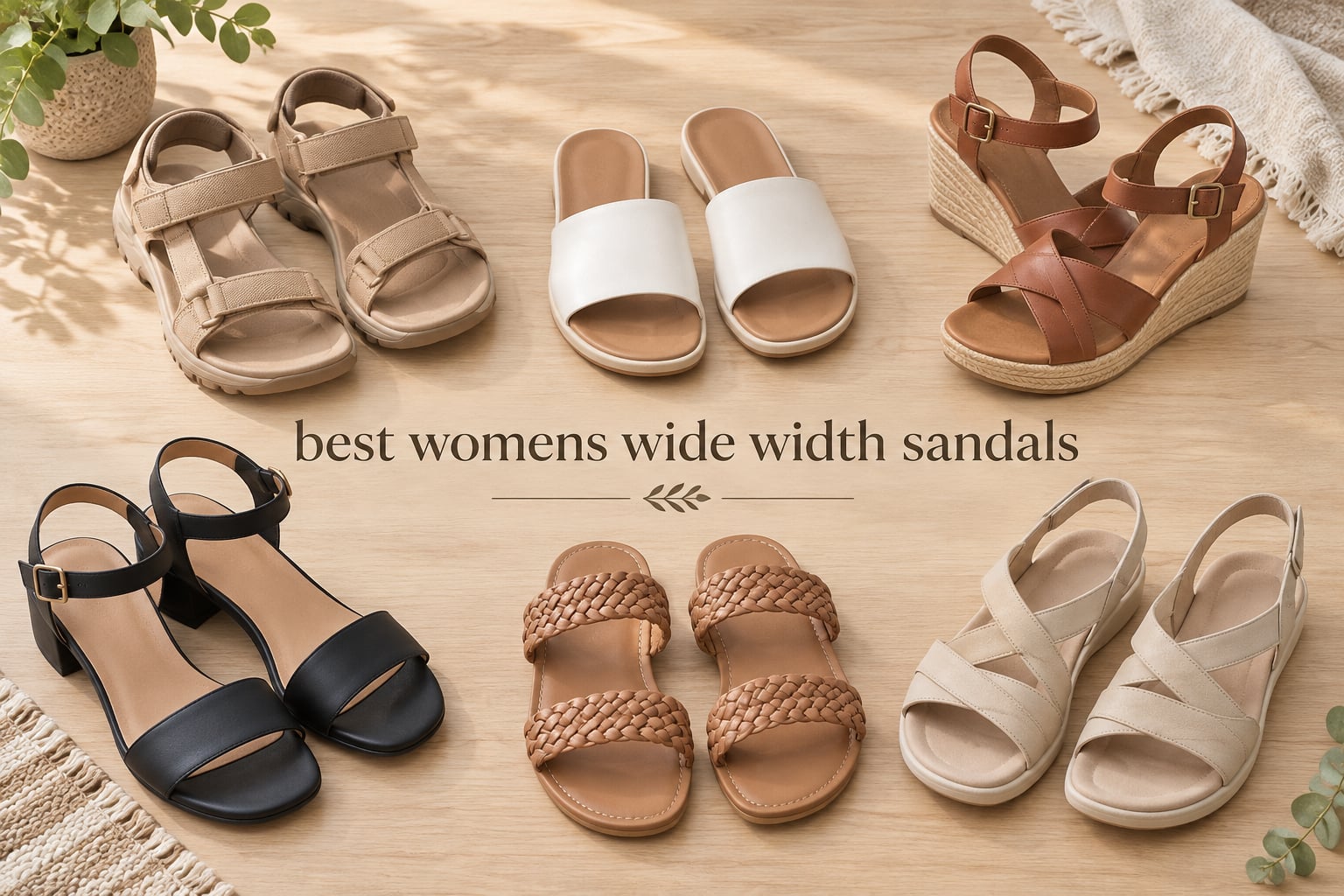 best womens wide width sandals
