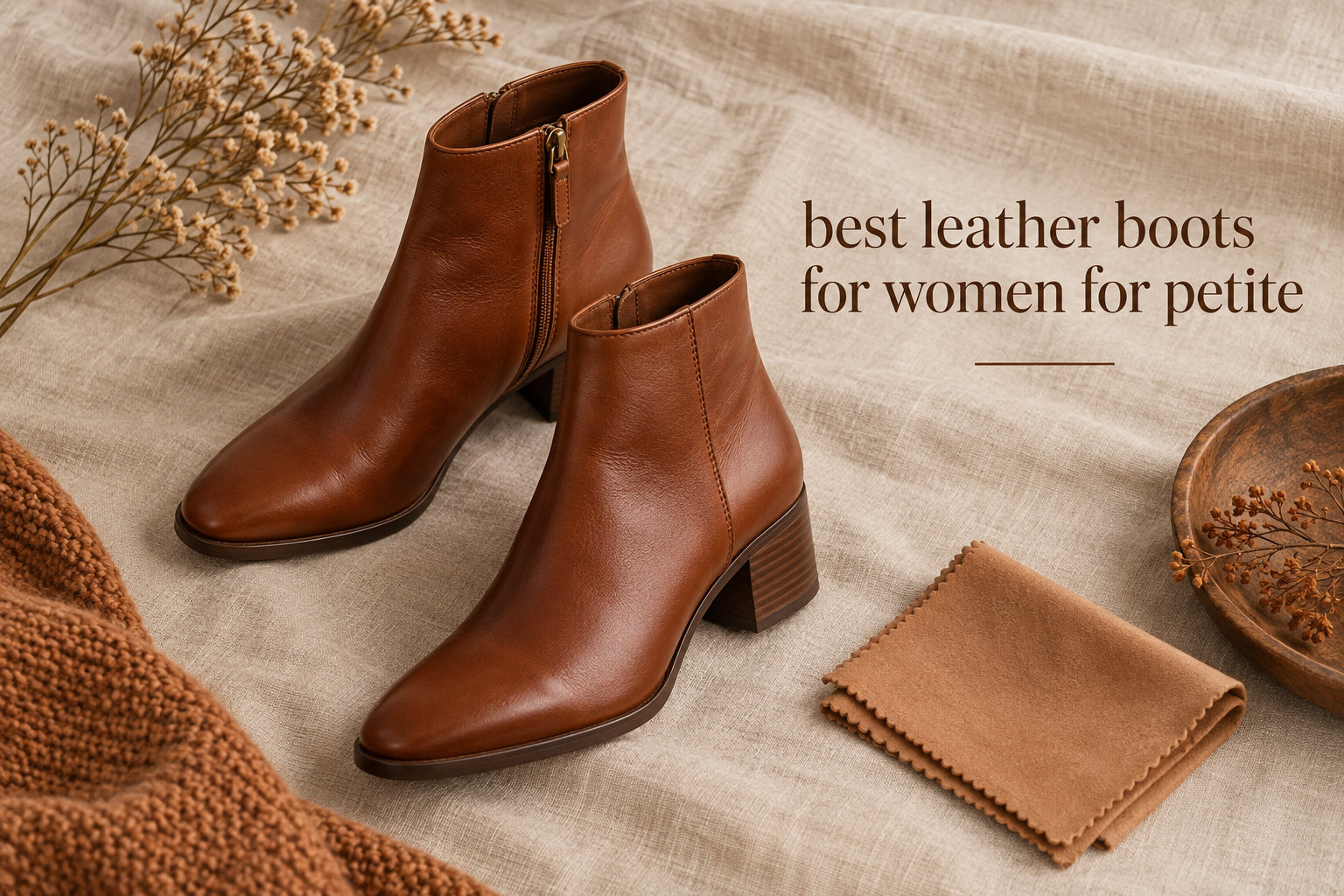 best leather boots for women for petite