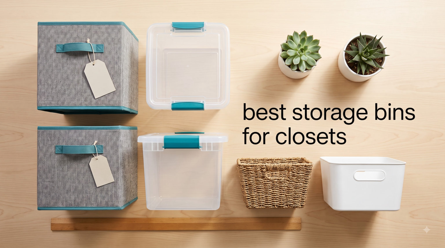 best storage bins for closets