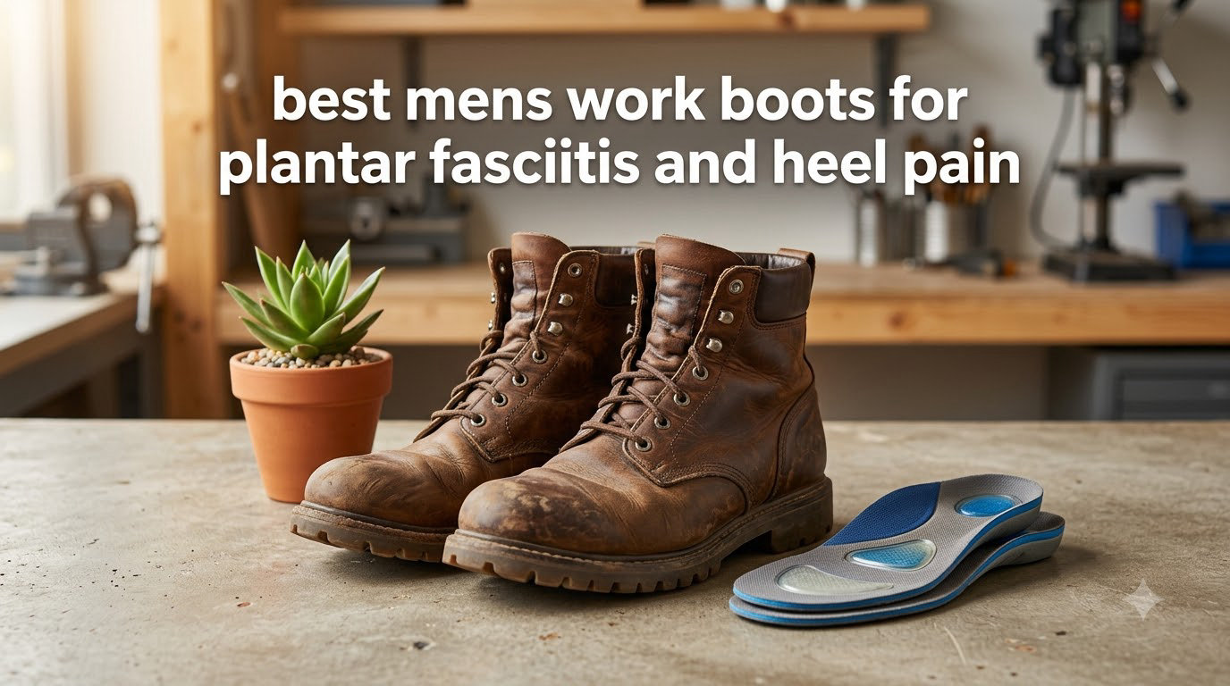 best mens work boots for plantar fasciitis and heel pain