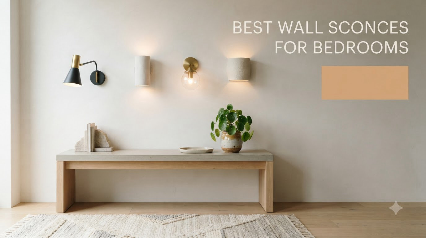 best wall sconces for bedrooms