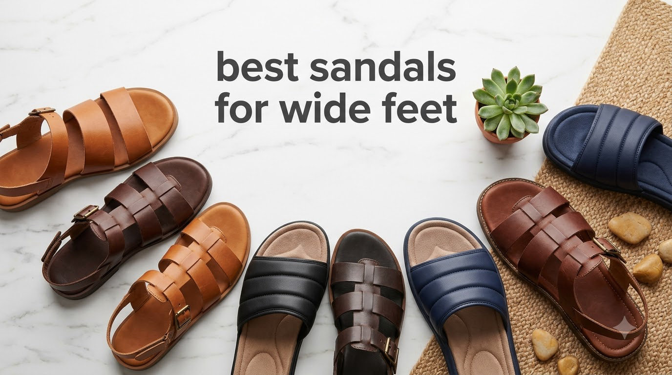 best sandals for wide feet