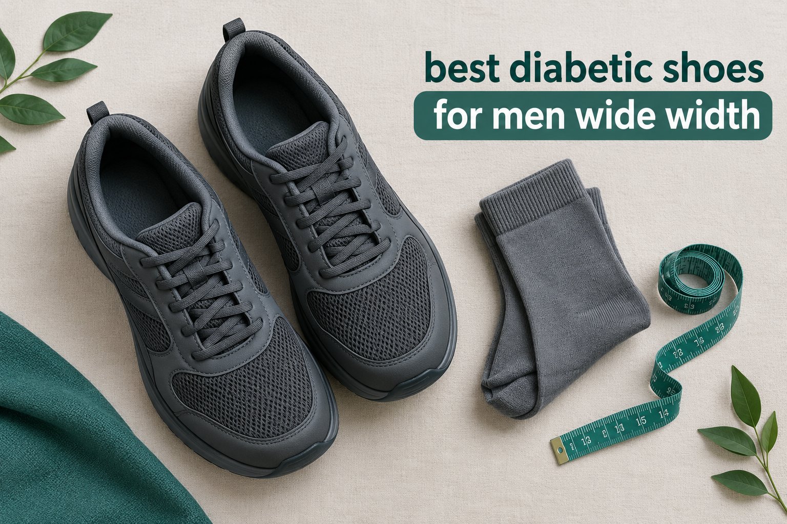 best diabetic shoes for men wide width
