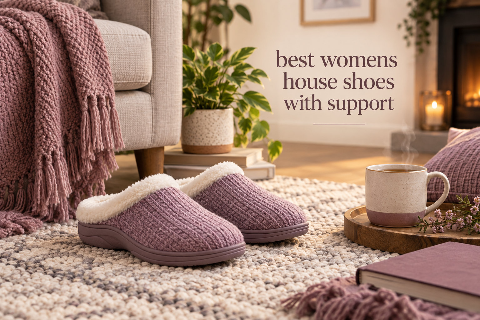 best womens house shoes with support