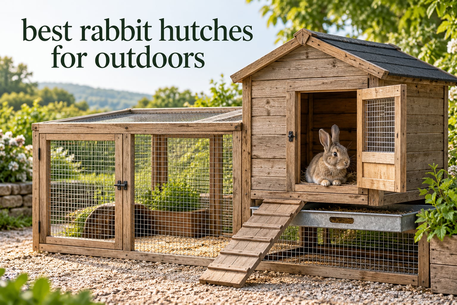 best rabbit hutches for outdoors