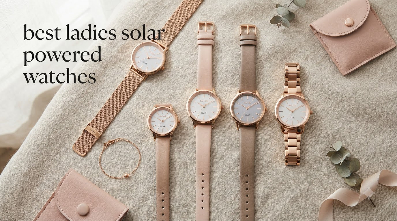 best ladies solar powered watches