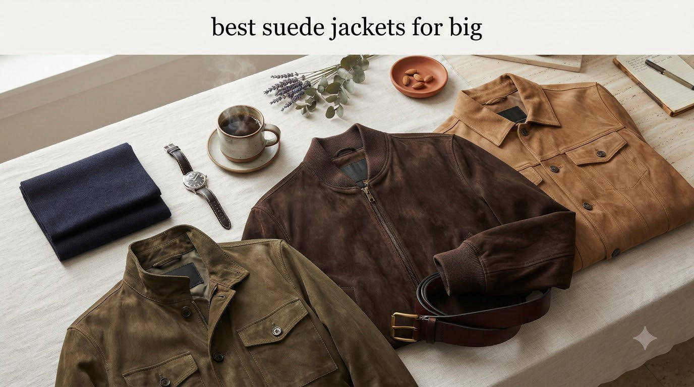 best suede jackets for big