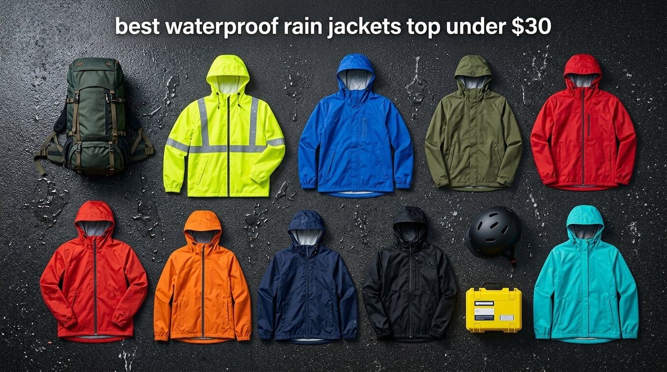 best waterproof rain jackets top under $30
