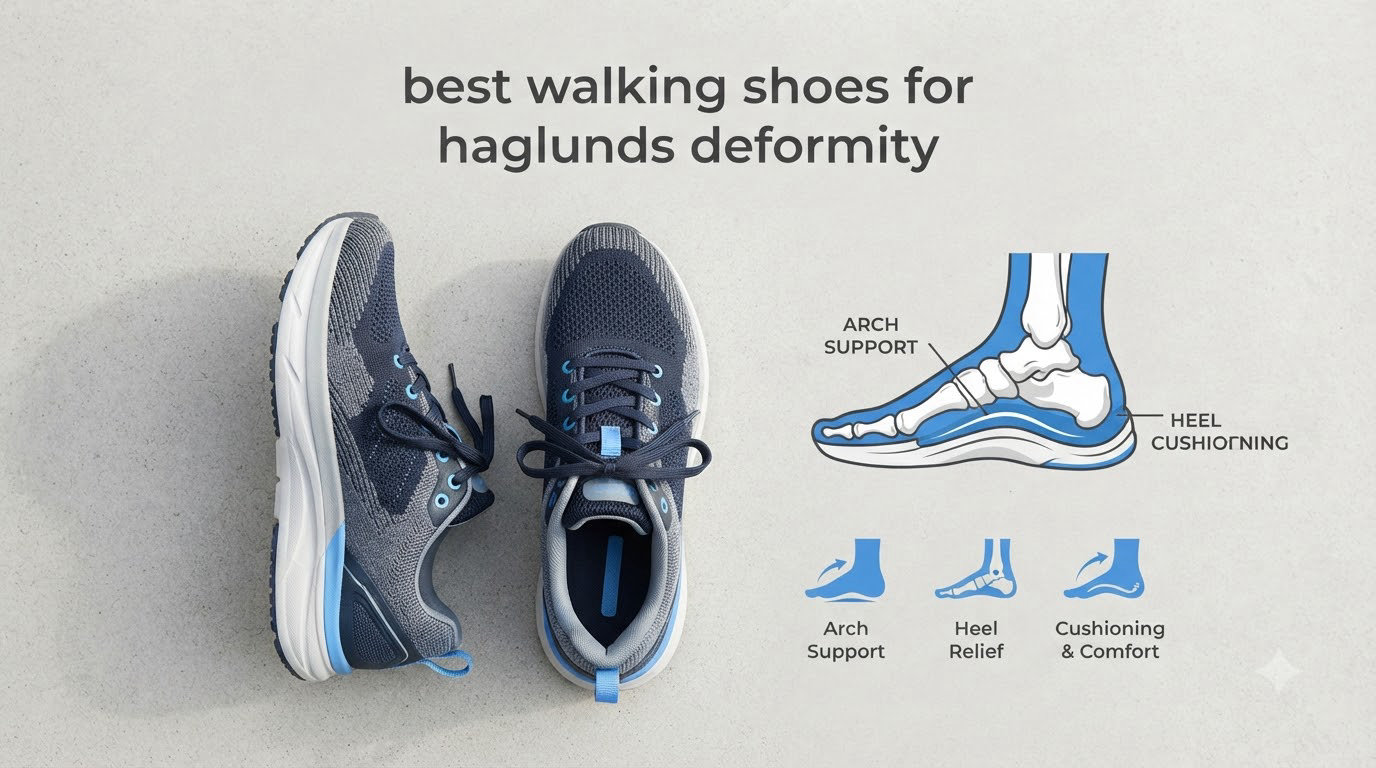 best walking shoes for haglunds deformity