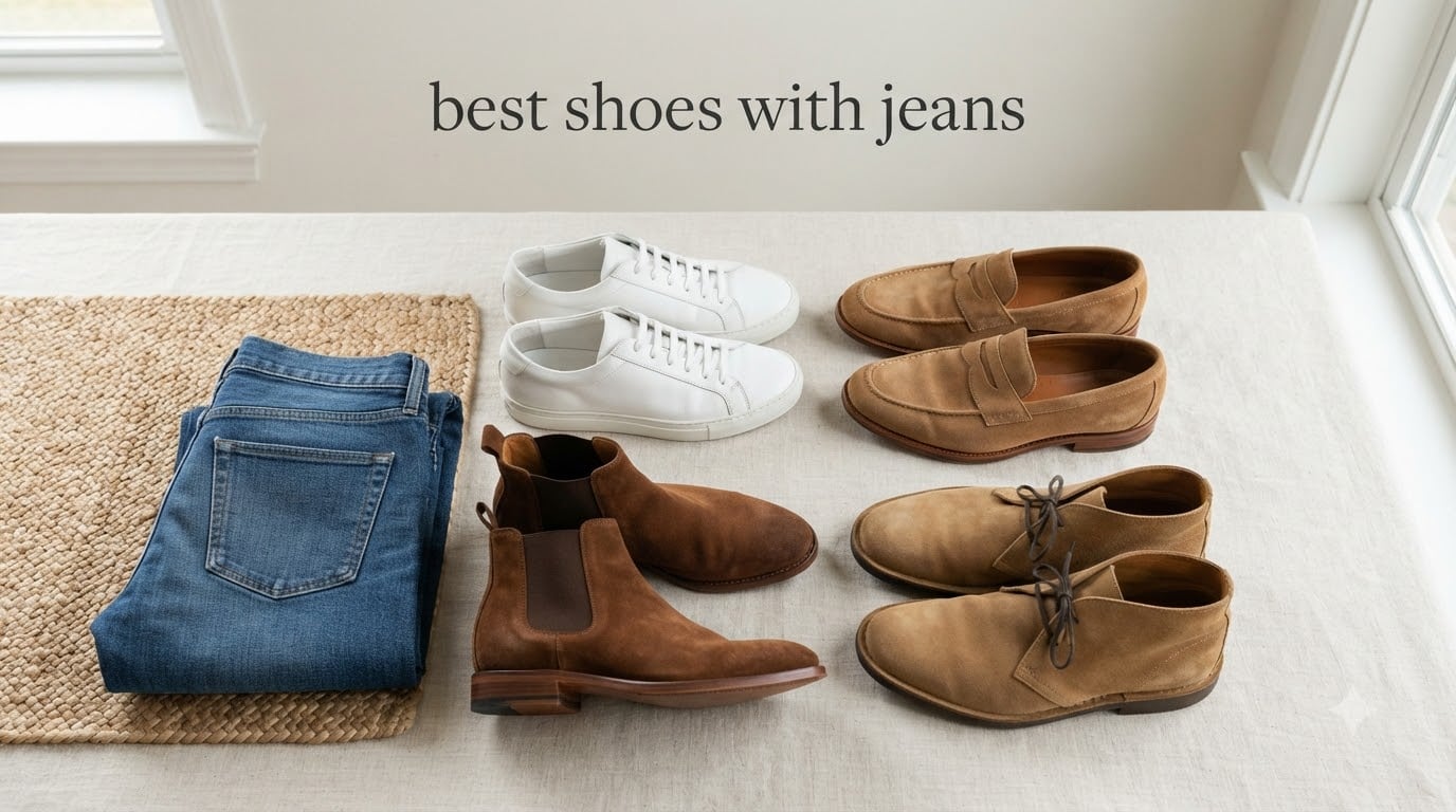 best shoes with jeans