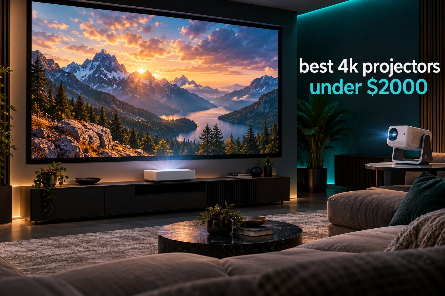 best 4k projectors under $2000