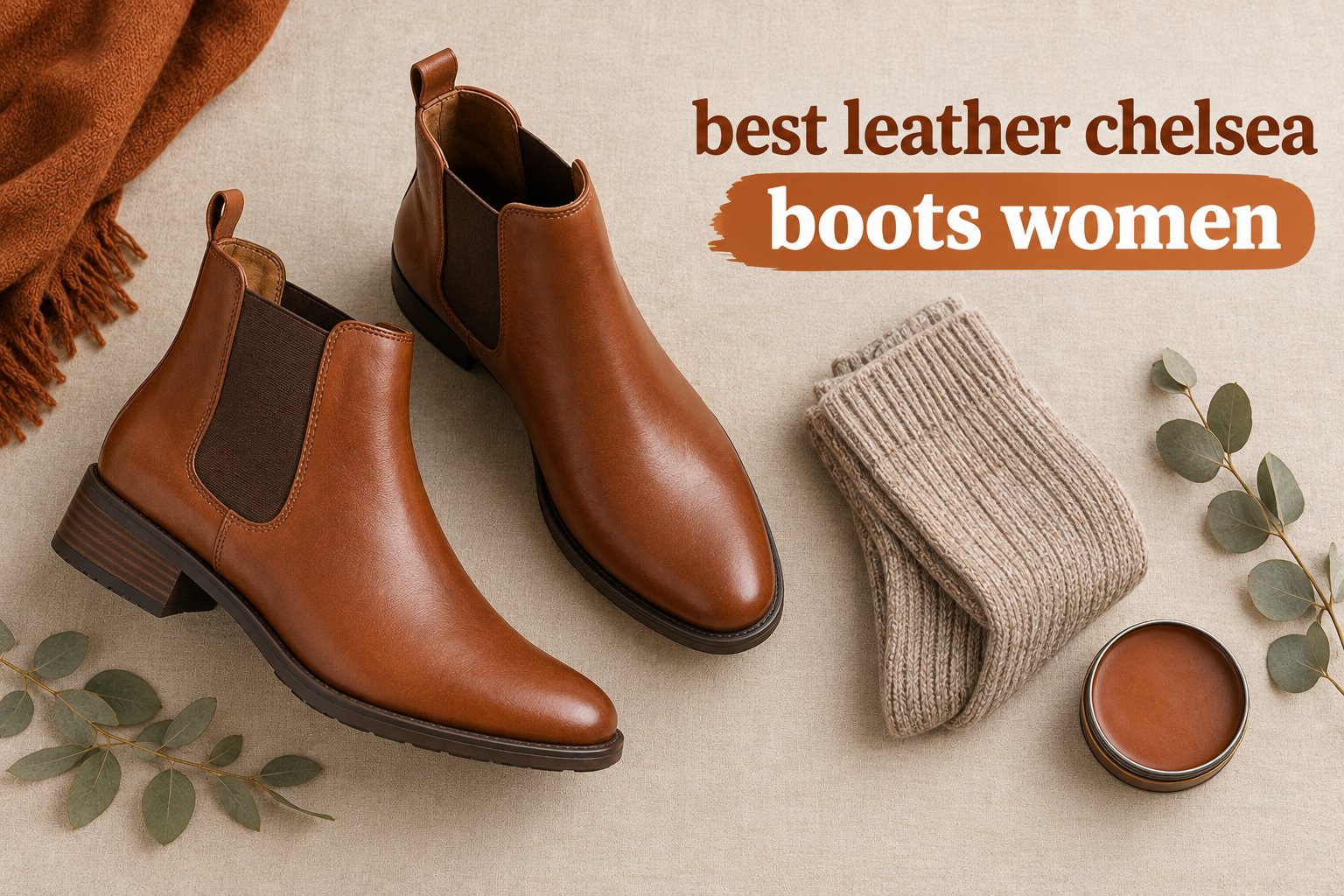 best leather chelsea boots women