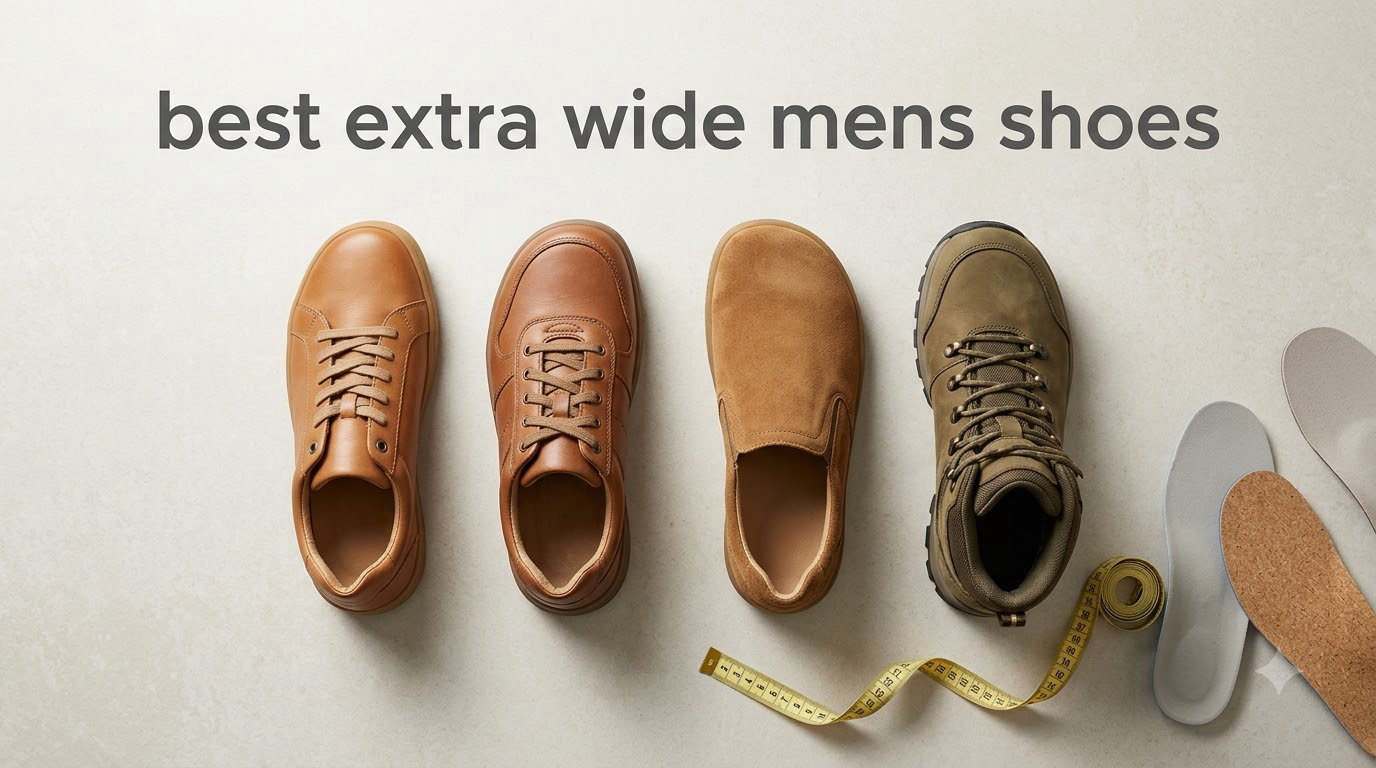 best extra wide mens shoes