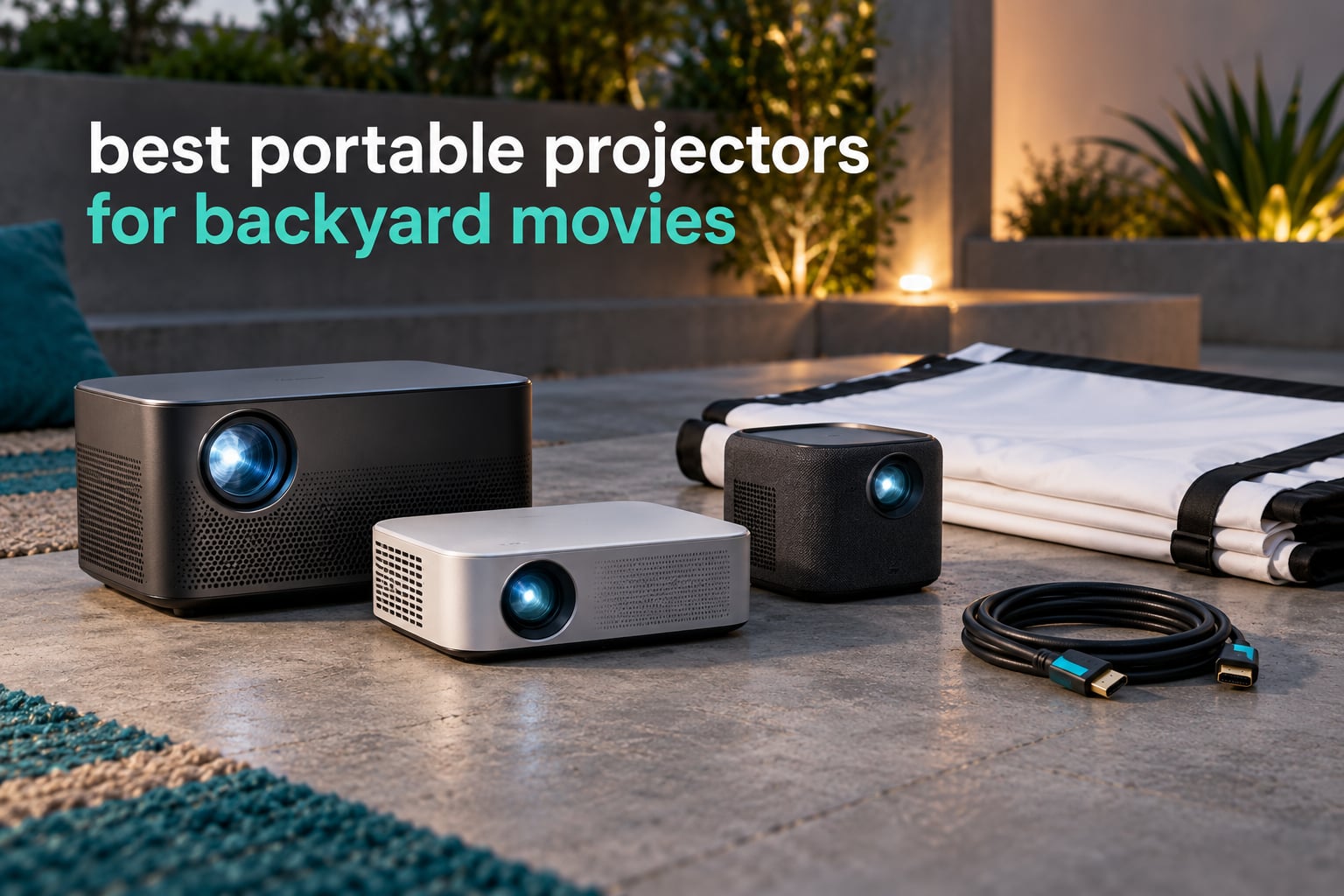 best portable projectors for backyard movies