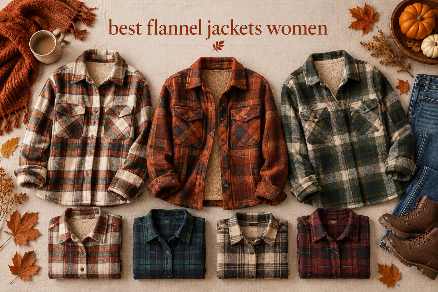 best flannel jackets women