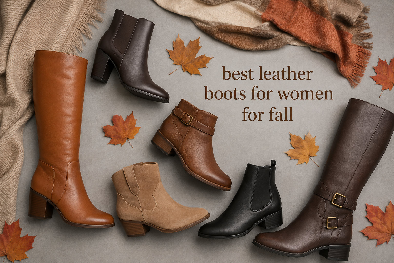 best leather boots for women for fall