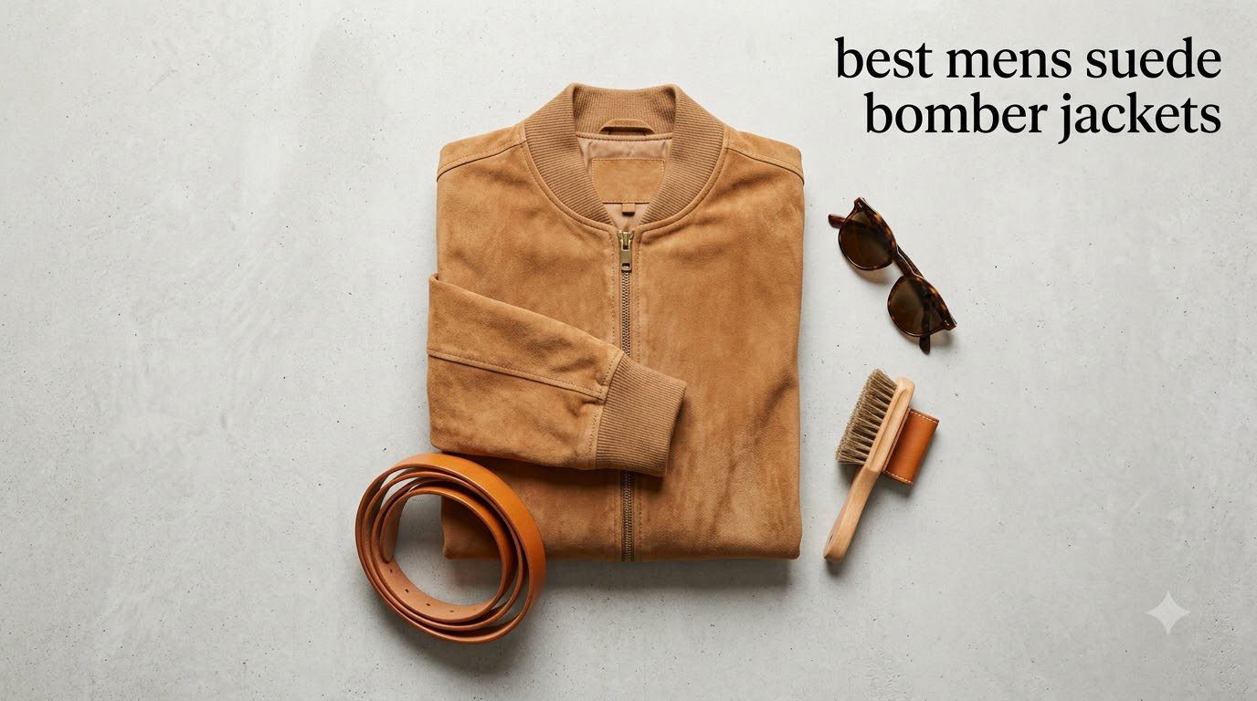 best mens suede bomber jackets